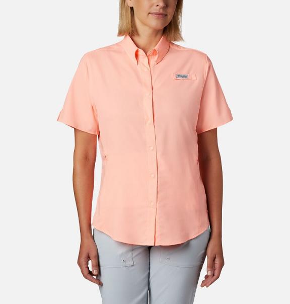 Columbia PFG Tamiami II Shirts Pink For Women's NZ10758 New Zealand